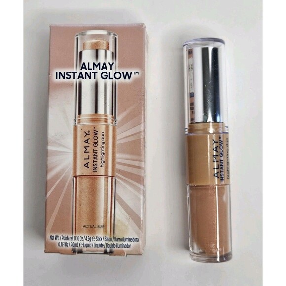 Almay Instant Glow Highlighting Duo Nude Glow New In Box - Picture 3 of 5